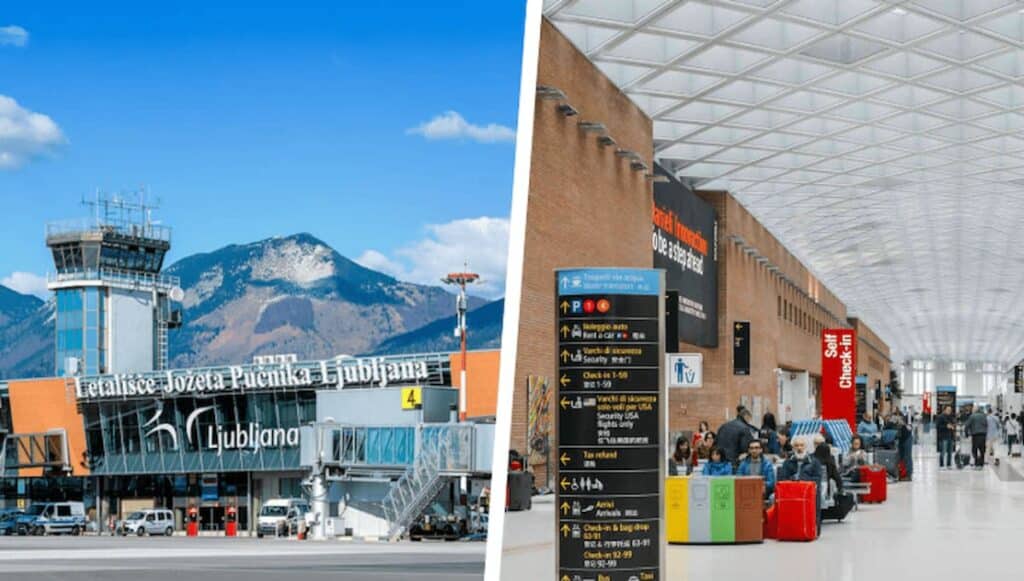 Ljubljana Airport to City Center. Bus, taxi, van transfer.
