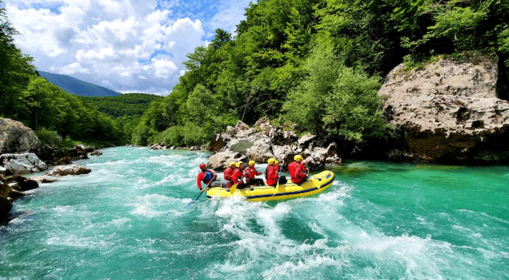 Soča river rafting on the emerald river in Slovenia with budget tours