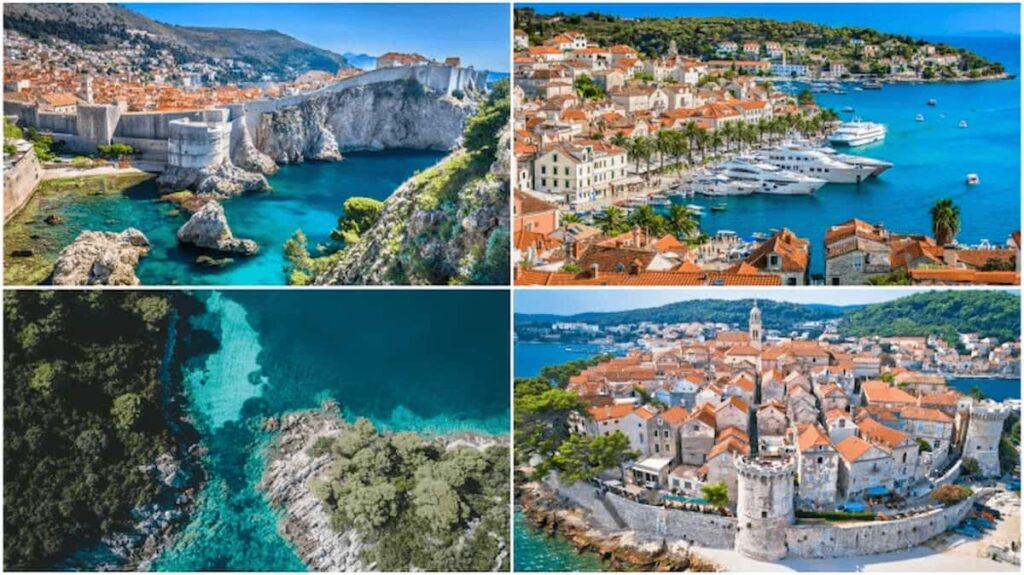 Slovenia vs Croatia coast. Beautiful places, beaches.