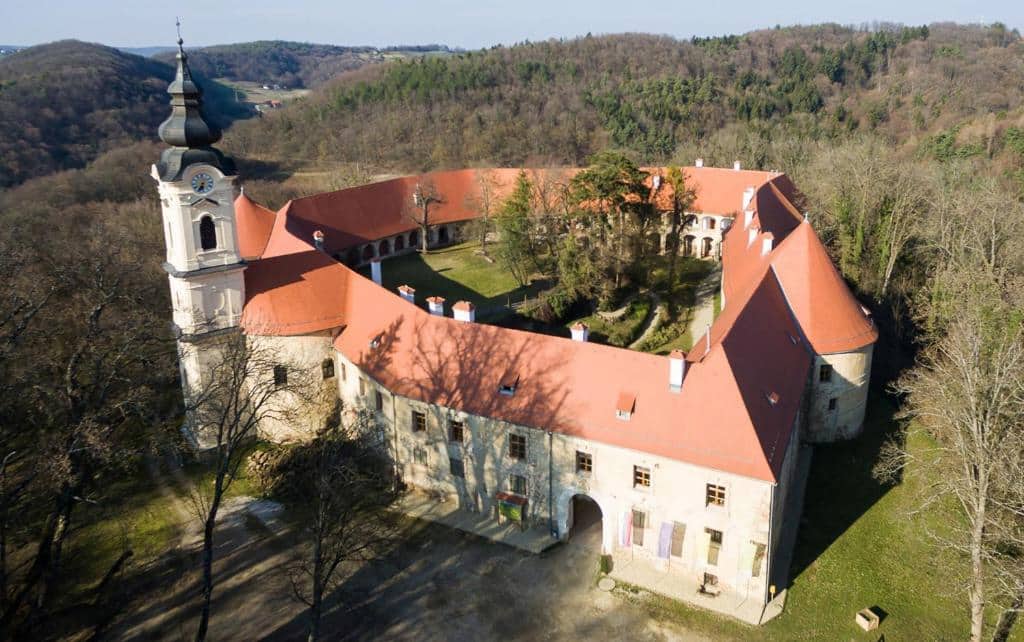 Slovenia castle hotels, nature surrounding the castle.