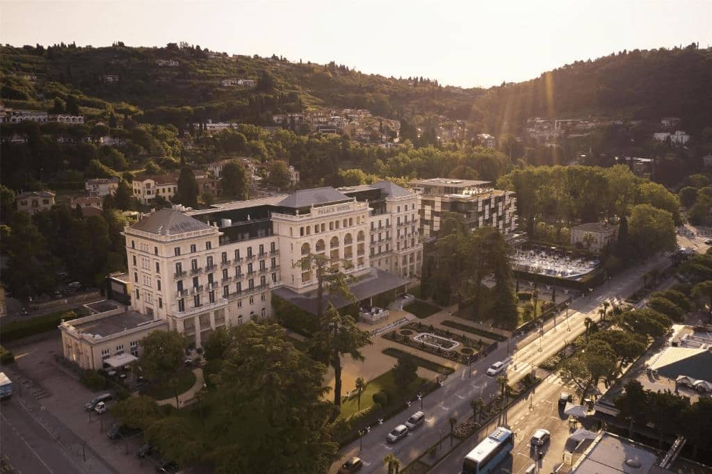 Kempinski Portorož private beach access review.