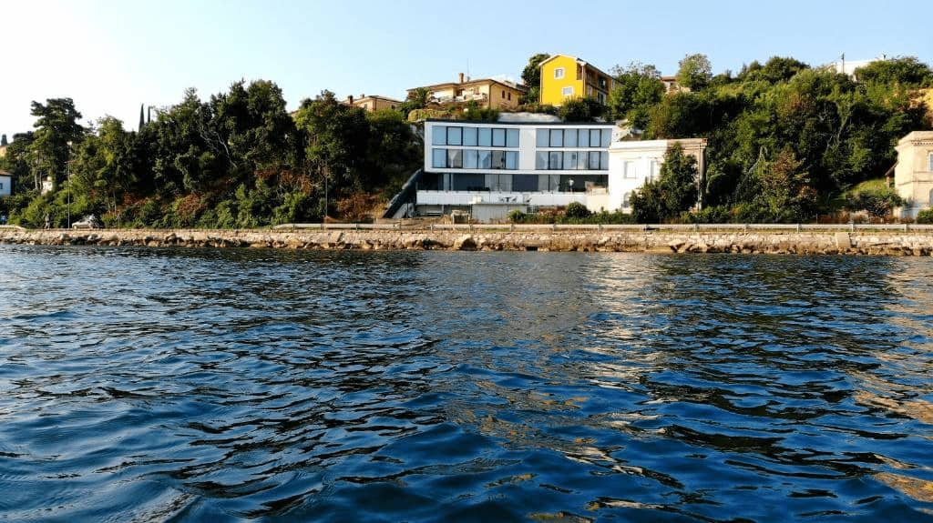 Best Stays Koper Slovenia. Beach and villa view.
