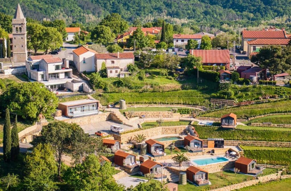 Vineyard Stays Slovenia, glmping resort Marezige.