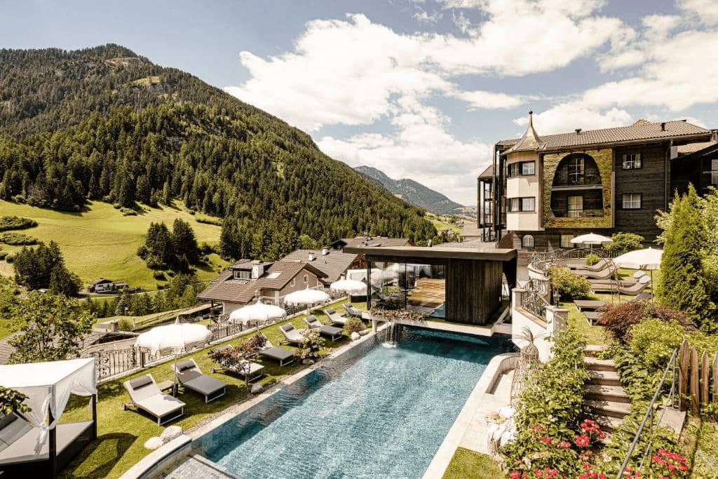 Best luxury hotels in Dolomites.