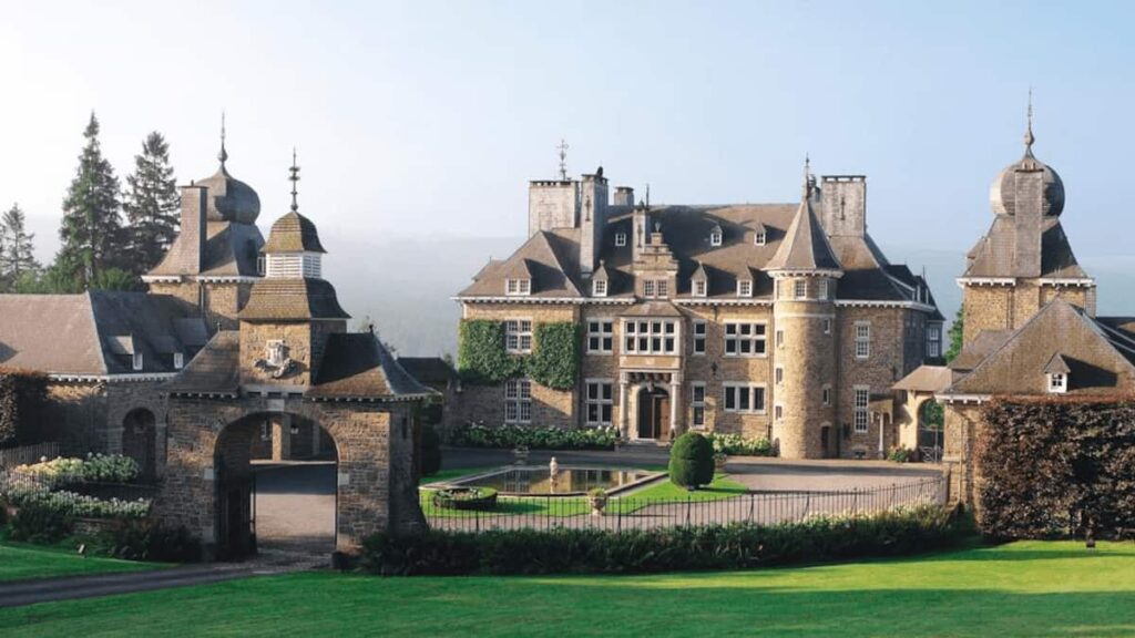 Best Luxury Castle Hotels in Ardennes Belgium.