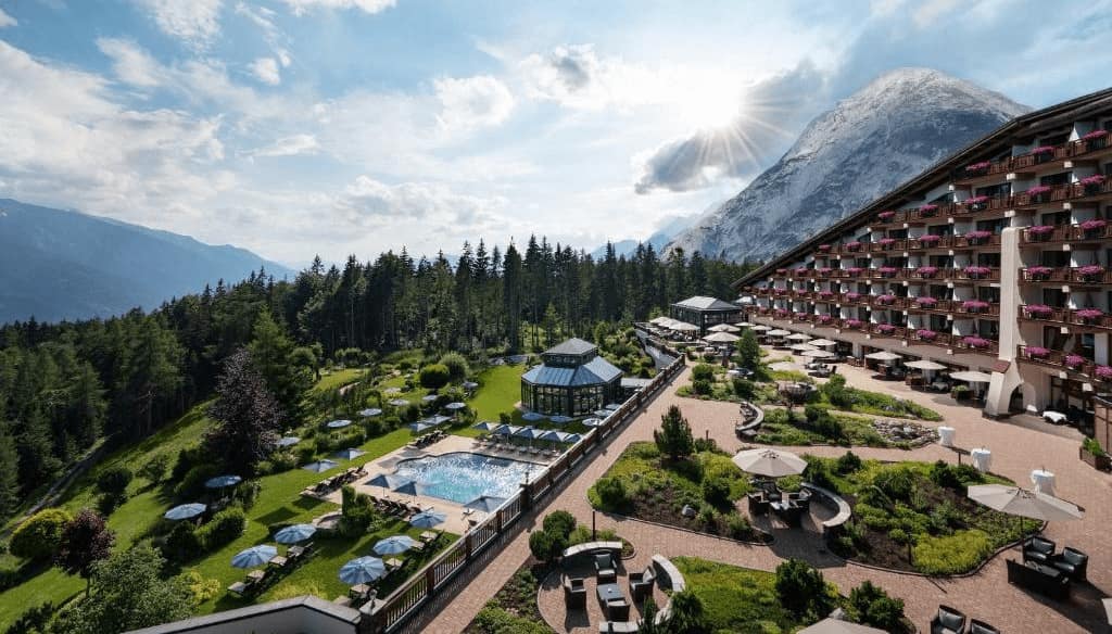 The Best Luxury Hotels in Tyrol. Stuning view of the resort and nature.