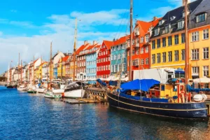 An audit of best historic hotels in Denmark: The 17th-century merchant estates and colorful gabled warehouses of Nyhavn, the architectural soul of the country.