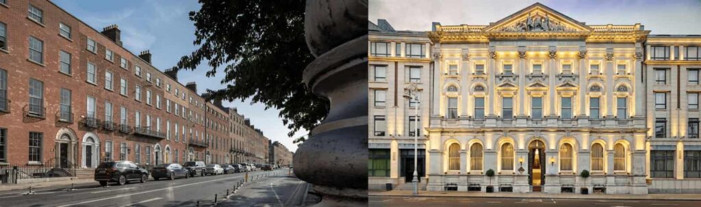 Best Hotels in Dublin: The refined Georgian drawing rooms of The Merrion merged with the grand Banking Hall architecture of The College Green Hotel.